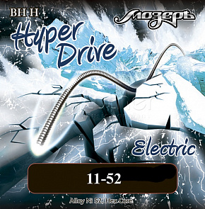 Струны Комплект струн BH-H Hyper Drive для электрогитары, никель/железо, 11-52 