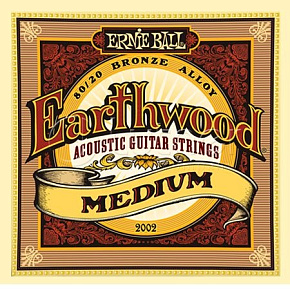 Струны Струны для акуст.гитары 2002 Earthwood 80/20 Bronze Medium Light (13-17-26-34-46-56) DNT-64246 