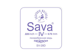 Струны Отдельная 4-я струна SV-28D "РЕ", 028 комплекта "SAVA" 