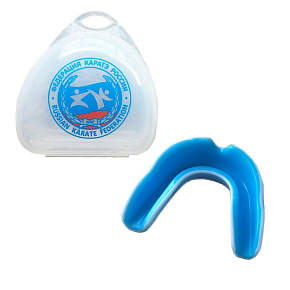 Защита рта (капа) FIGHT EXPERT Karate с футляром, взрослая MGX-003 KR 
