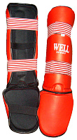 Защита голени и стопы WELL KSS056 синие, красные (щитки)