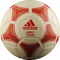Мяч футб. ADIDAS Conext 19 Capitano DN8640 р.5. 32пан. ТПУ, бежео-красный  