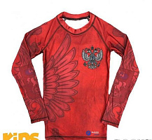Рашгард для MMA Rusco Sport RED HERB детский (6(S))